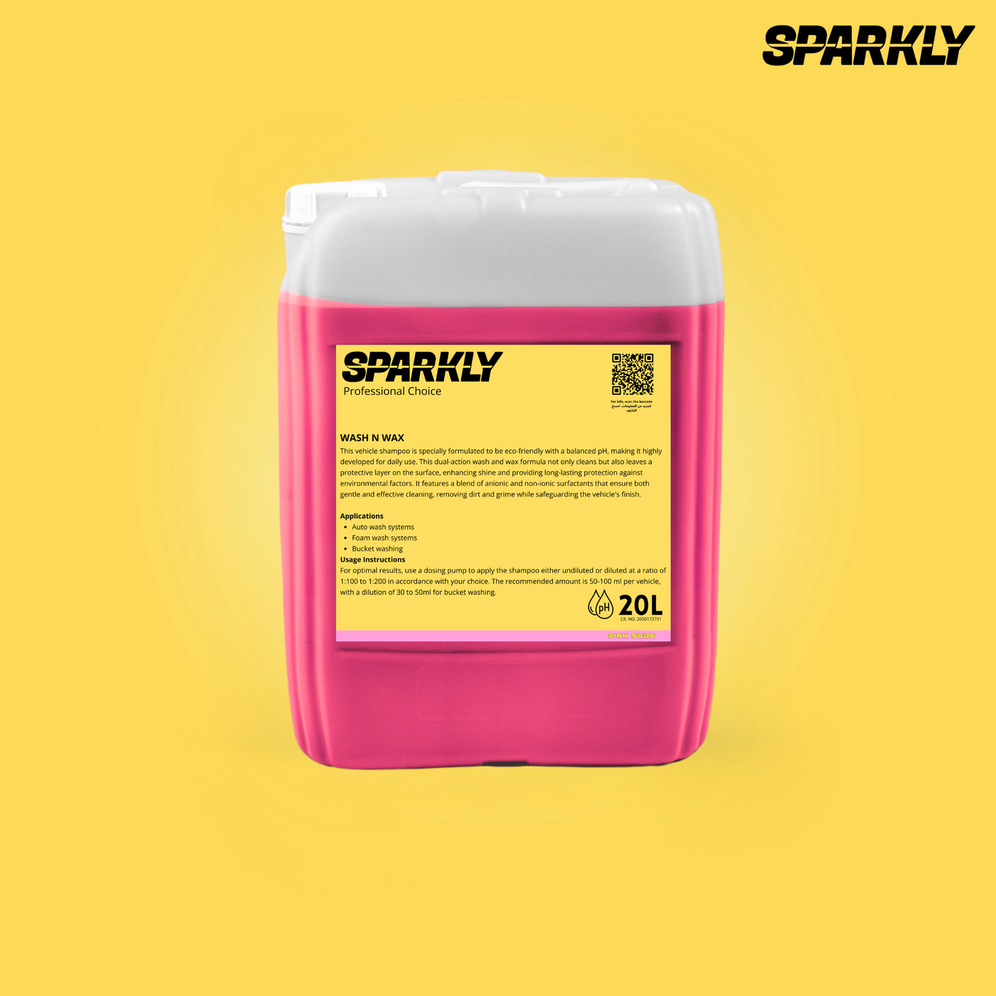 Wash N Wax - PINK FOAM